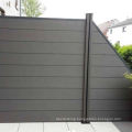 China Factory Wholesale Privacy Outdoor Wood Plastic Composite Aluminum Post Garden WPC Fence